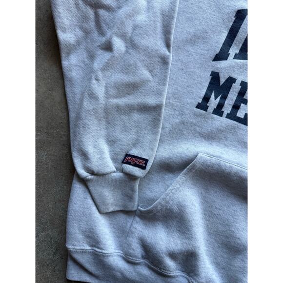 Vintage 90s Illinois Medicine Gray Hoodie Sweatshirt Size Large Made In USA - Picture 4 of 7